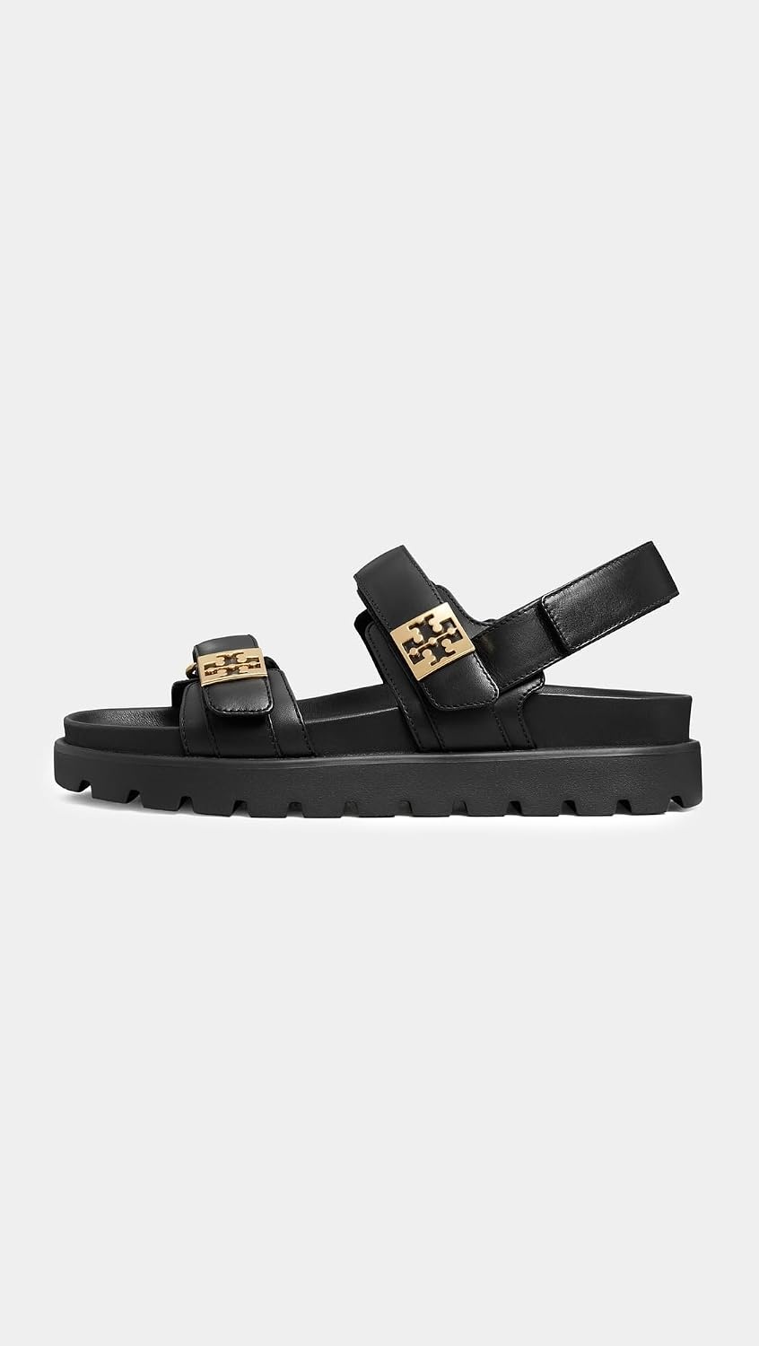 image:imageTory Burch Womens Mellow Sport SandalsPerfect BlackGold