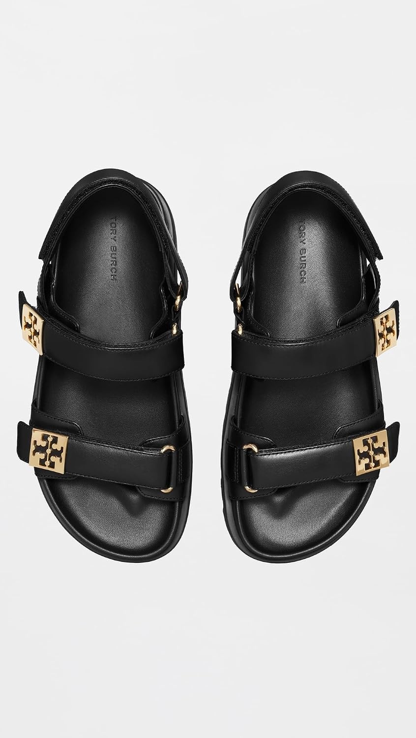 image:imageTory Burch Womens Mellow Sport SandalsPerfect BlackGold