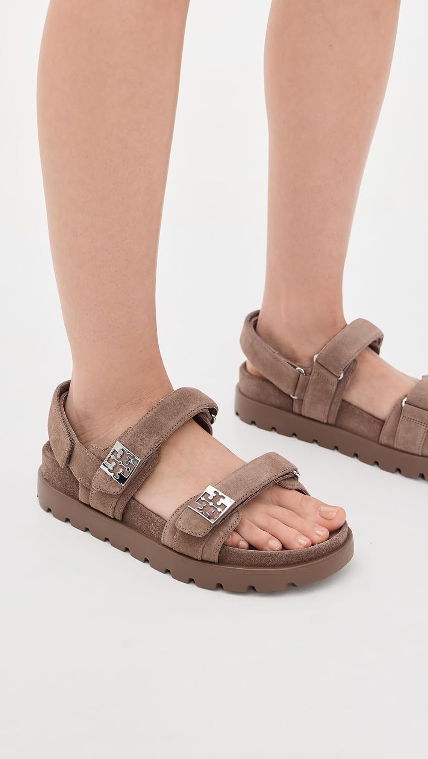 image:imageTory Burch Womens Mellow Sport SandalsRiver RockSilver