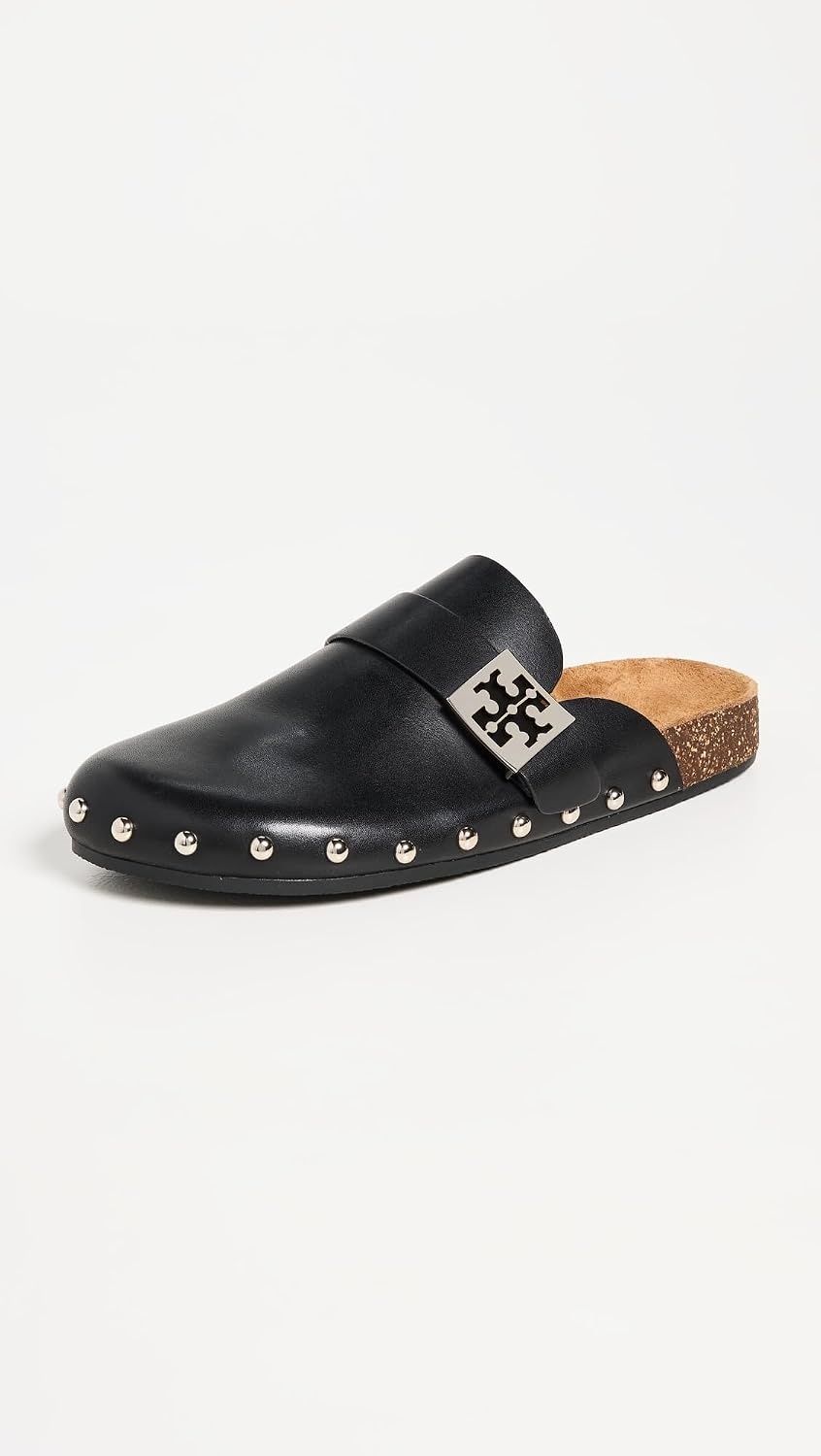 image:imageTory Burch Womens Mellow Stud MulesPerfect BlackSilver