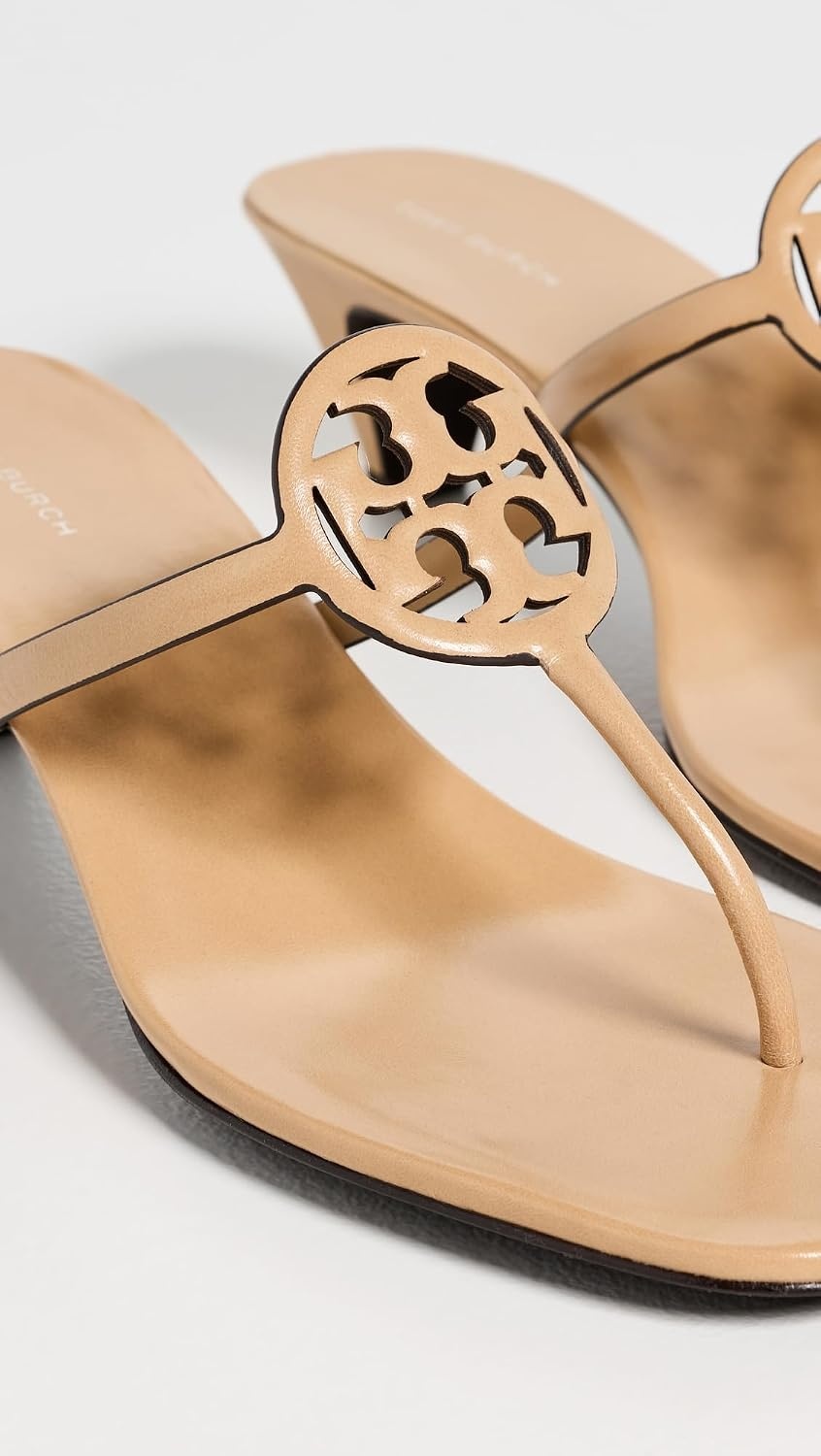 image:imageTory Burch Womens Miller Capri Kitten HeelsHoneycomb Tan