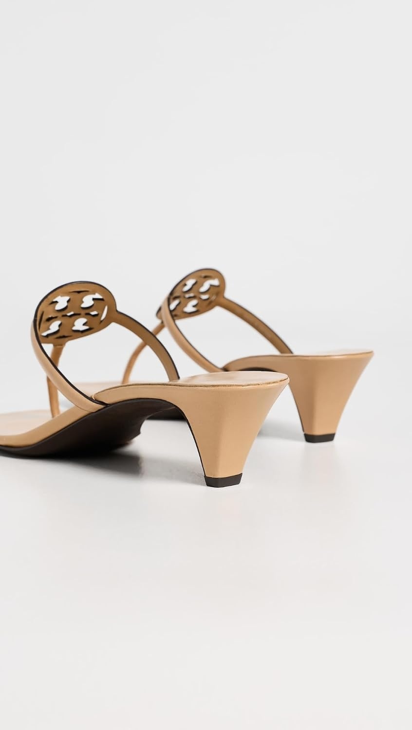 image:imageTory Burch Womens Miller Capri Kitten HeelsHoneycomb Tan