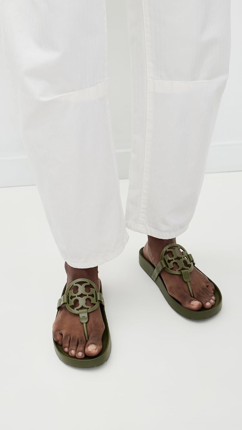 image:imageTory Burch Womens Miller Cloud Light SandalsGrass Green