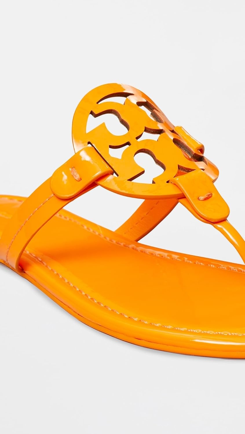 image:imageTory Burch Womens Miller Embellished SandalsOrange Citrus