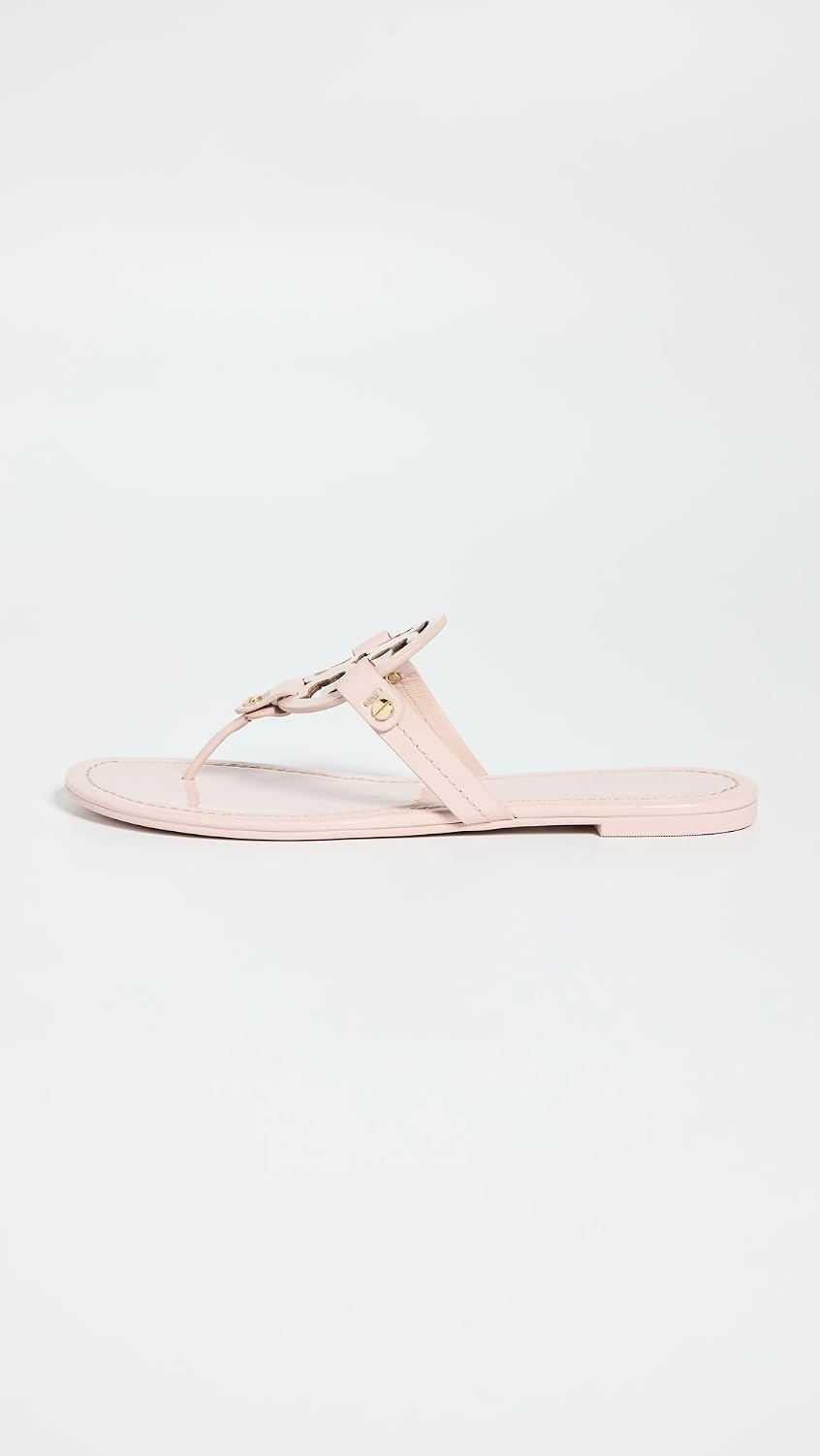 image:imageTory Burch Womens Miller Embellished SandalsSeashell Pink
