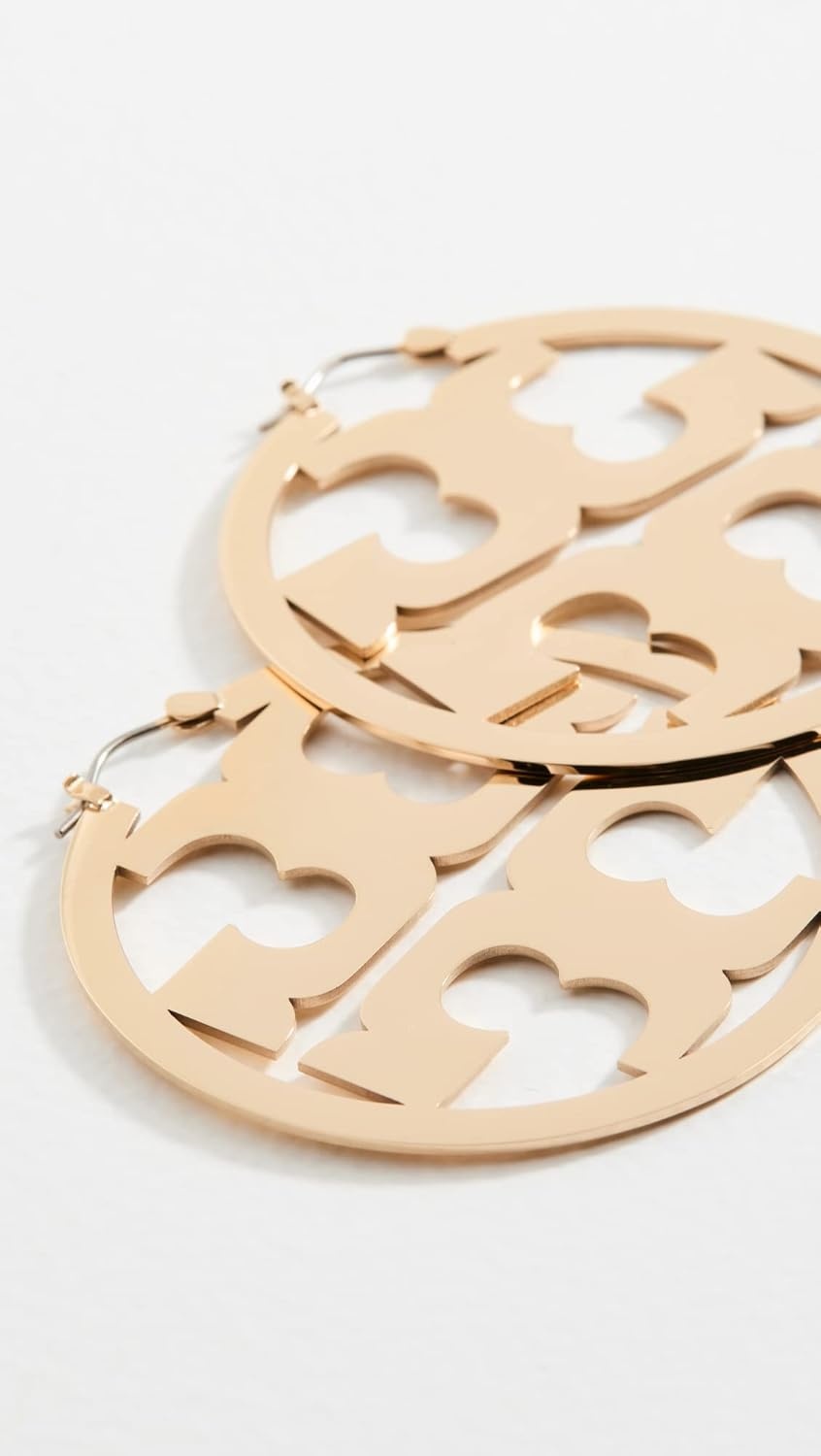 image:imageTory Burch Womens Miller Hoop EarringsGold