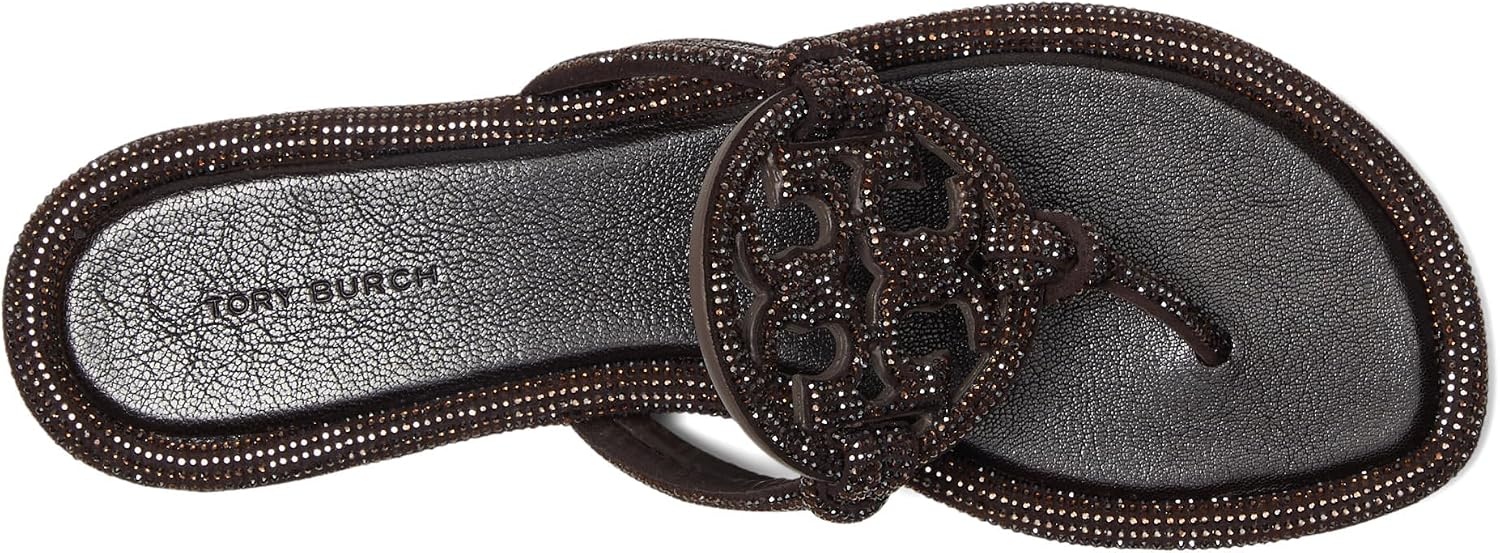 image:imageTory Burch Womens Miller Knotted Pave SandalsCocoa
