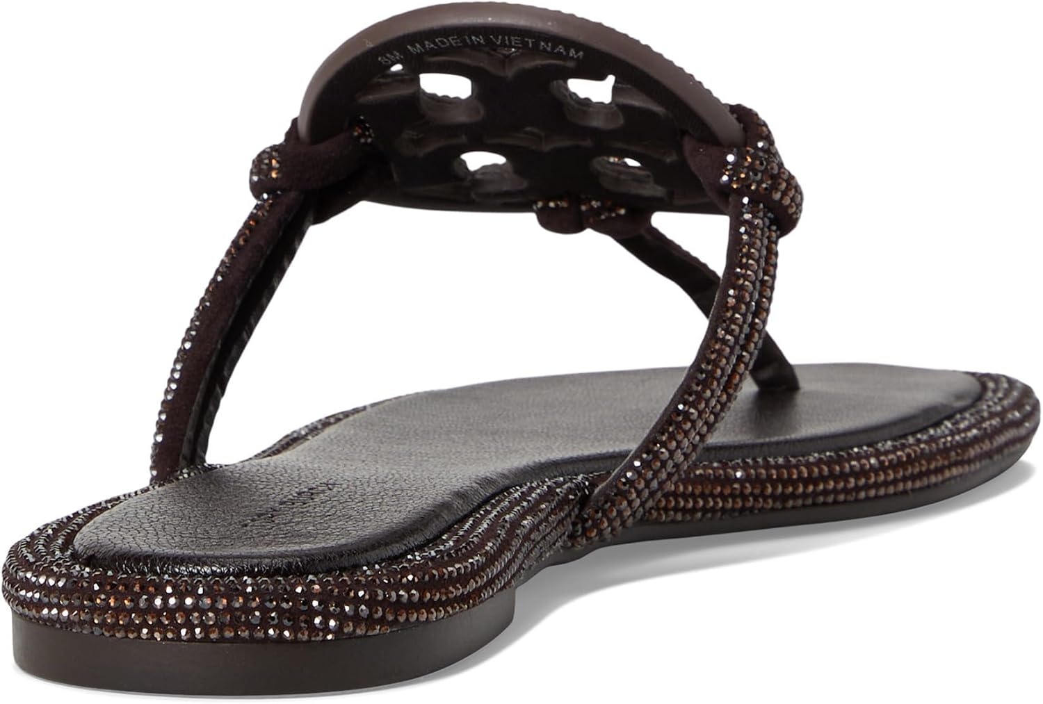 image:imageTory Burch Womens Miller Knotted Pave SandalsCocoa