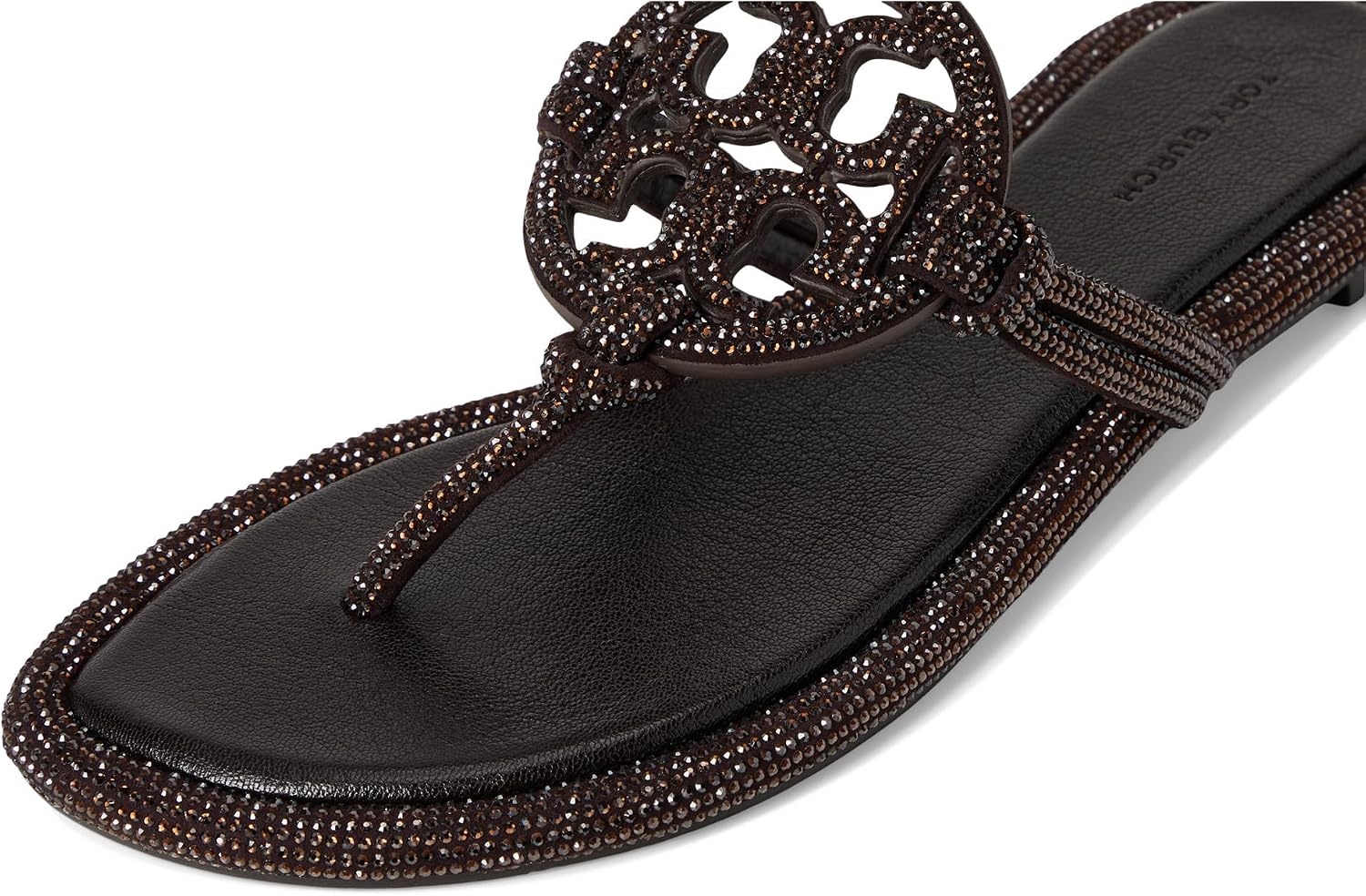 image:imageTory Burch Womens Miller Knotted Pave SandalsCocoa