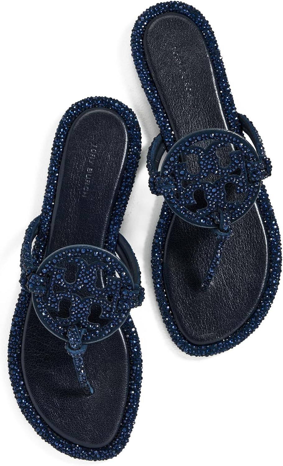 image:imageTory Burch Womens Miller Knotted Pave SandalsNew Navy