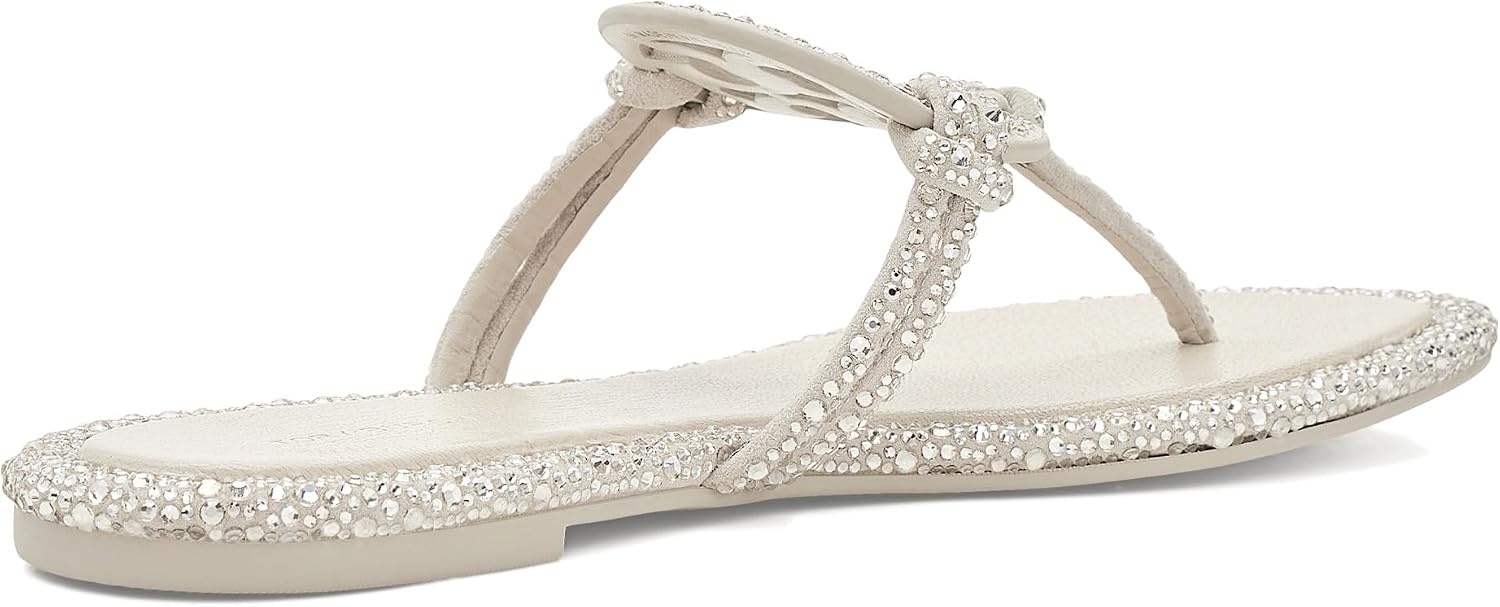 image:imageTory Burch Womens Miller Knotted Pave SandalsPearl