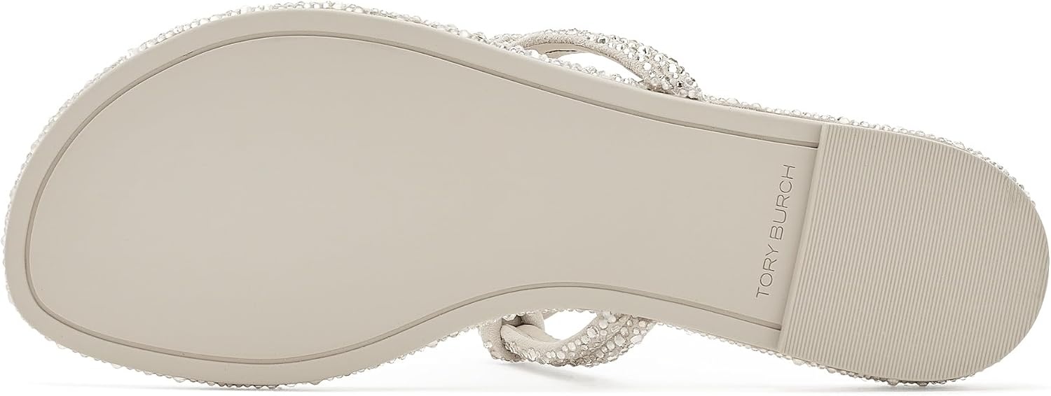 image:imageTory Burch Womens Miller Knotted Pave SandalsPearl