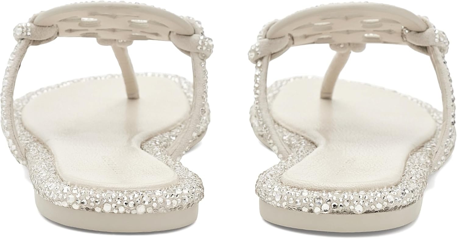 image:imageTory Burch Womens Miller Knotted Pave SandalsPearl