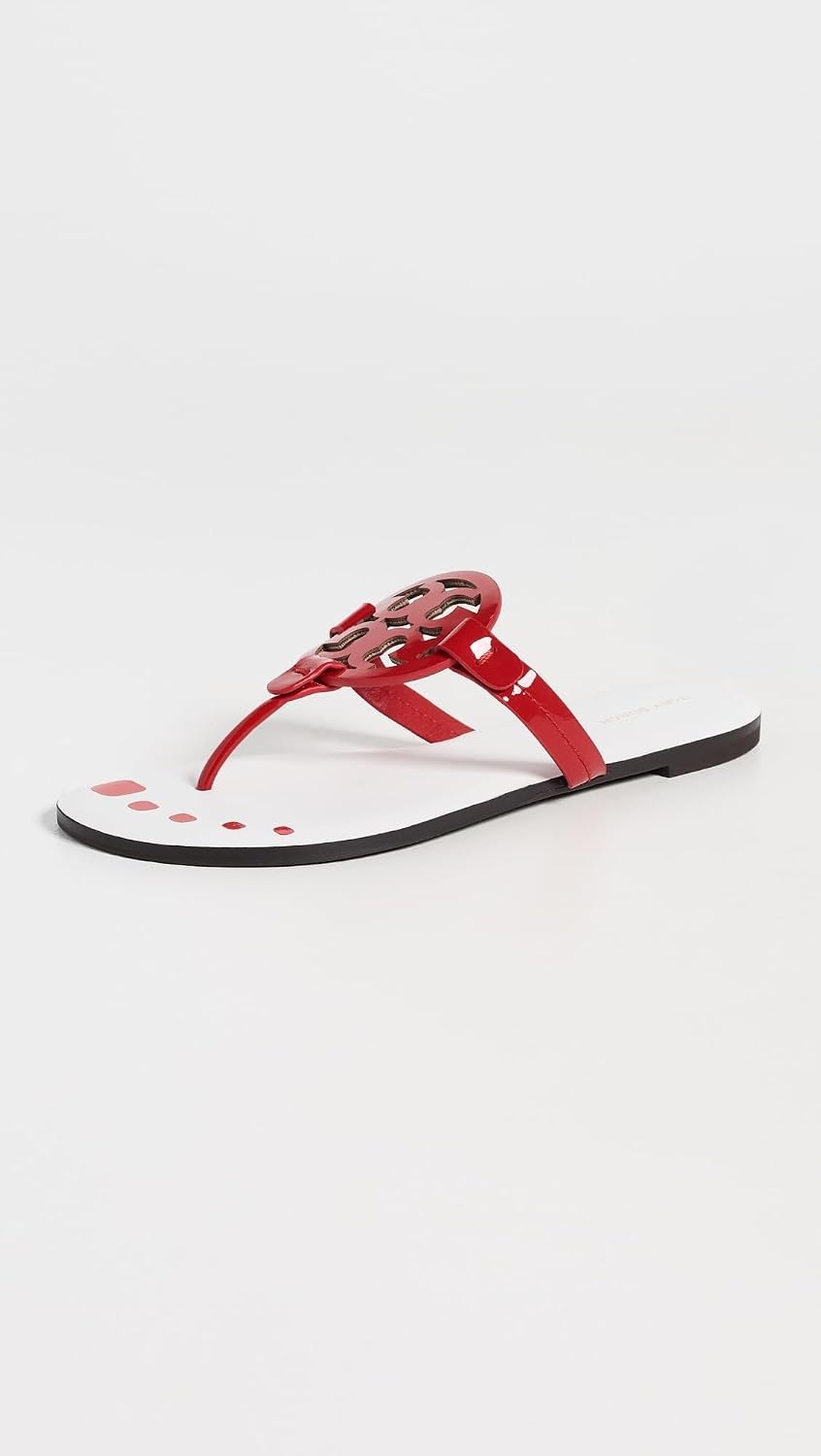 image:imageTory Burch Womens Miller Nail Polish SandalsFlash Red