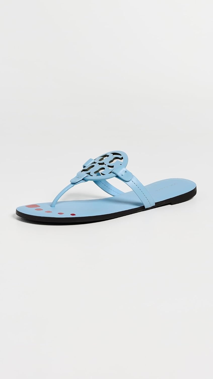 image:imageTory Burch Womens Miller Nail Polish SandalsWashed Sky