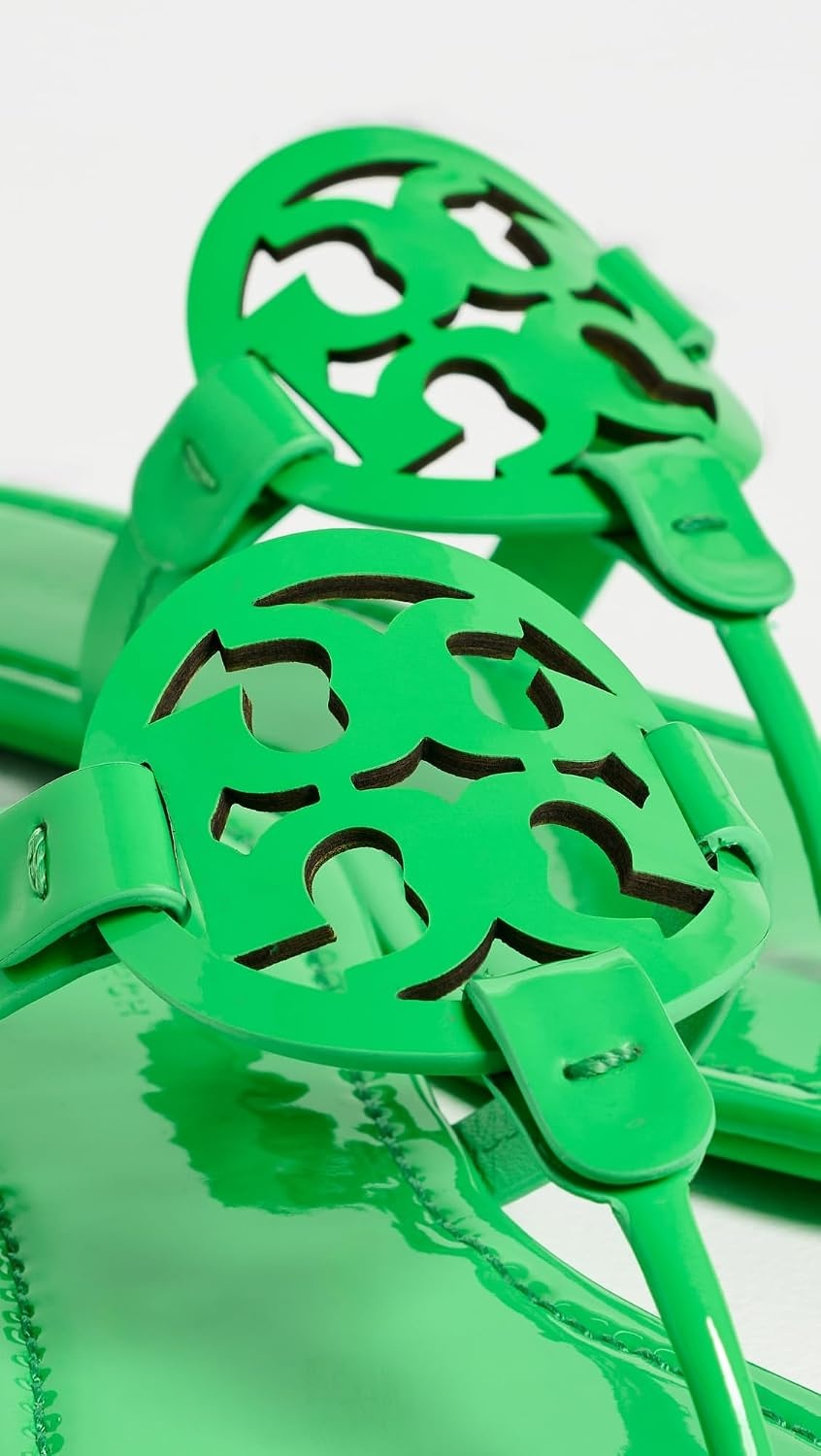 image:imageTory Burch Womens Miller Patent SandalsBright Green