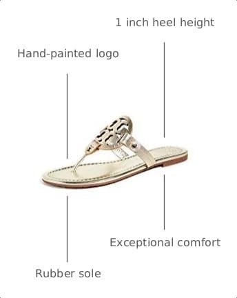 image:imageTory Burch Womens Miller Patent SandalsGold metallic