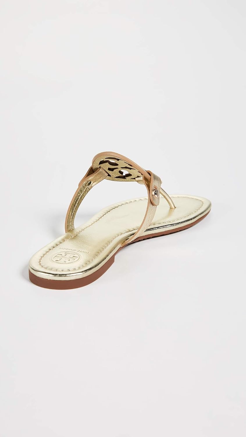 image:imageTory Burch Womens Miller Patent SandalsGold metallic