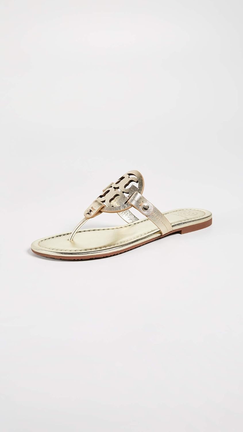 image:imageTory Burch Womens Miller Patent SandalsSpark Gold