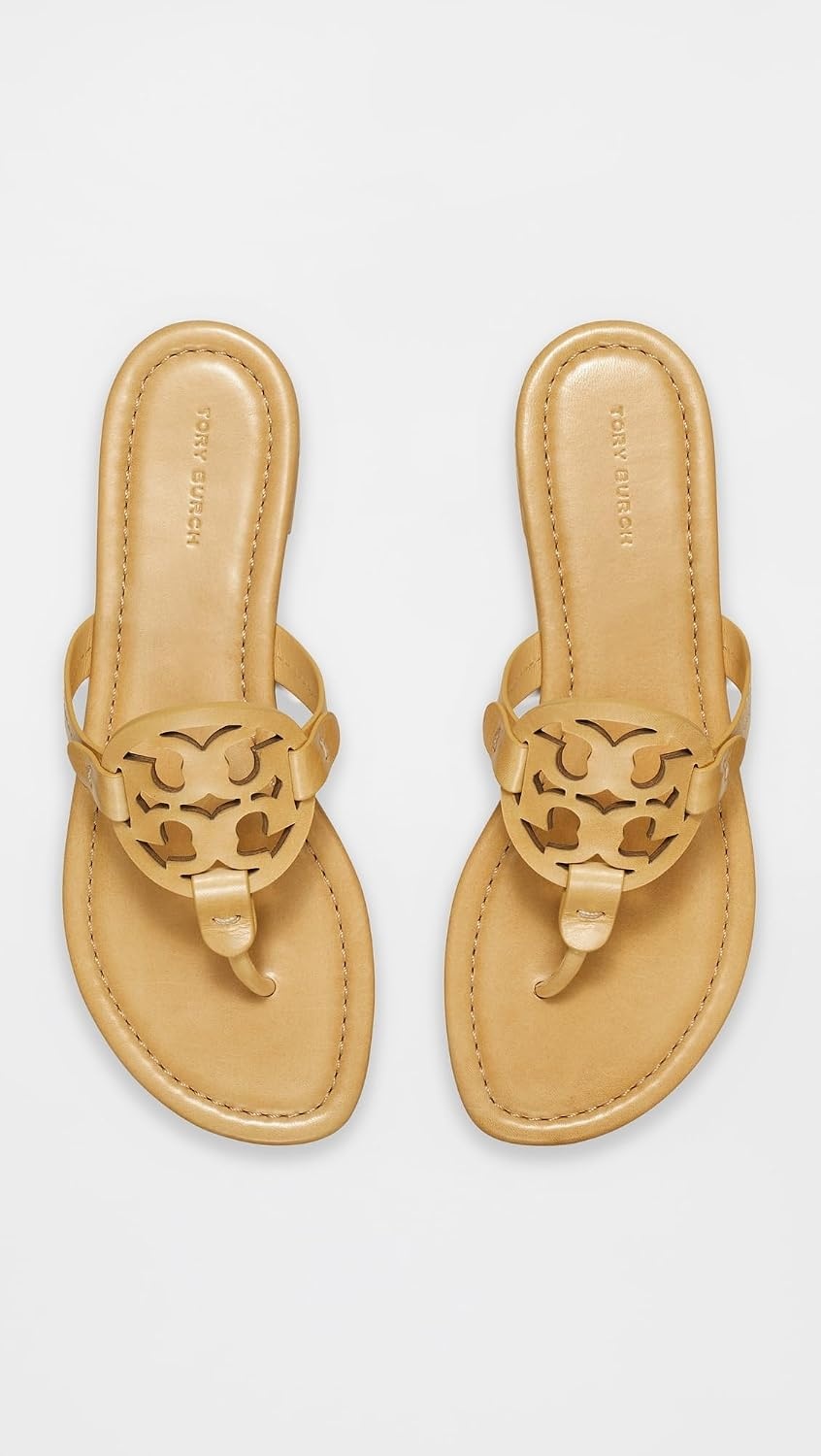 image:imageTory Burch Womens Miller SandalsHoneycomb Tan