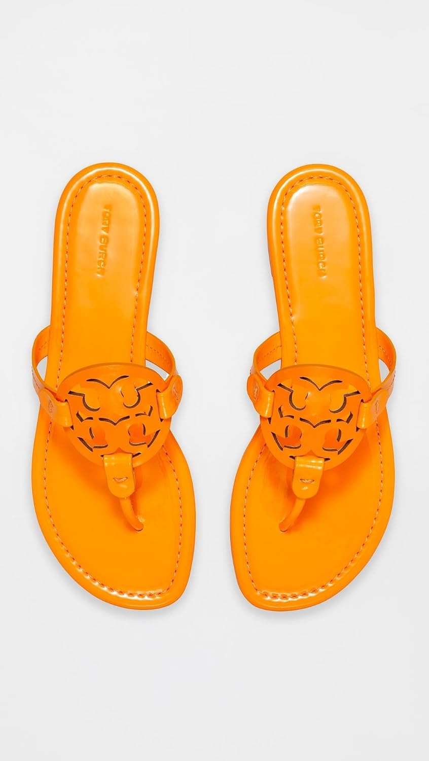 image:imageTory Burch Womens Miller SandalsOrange Citrus