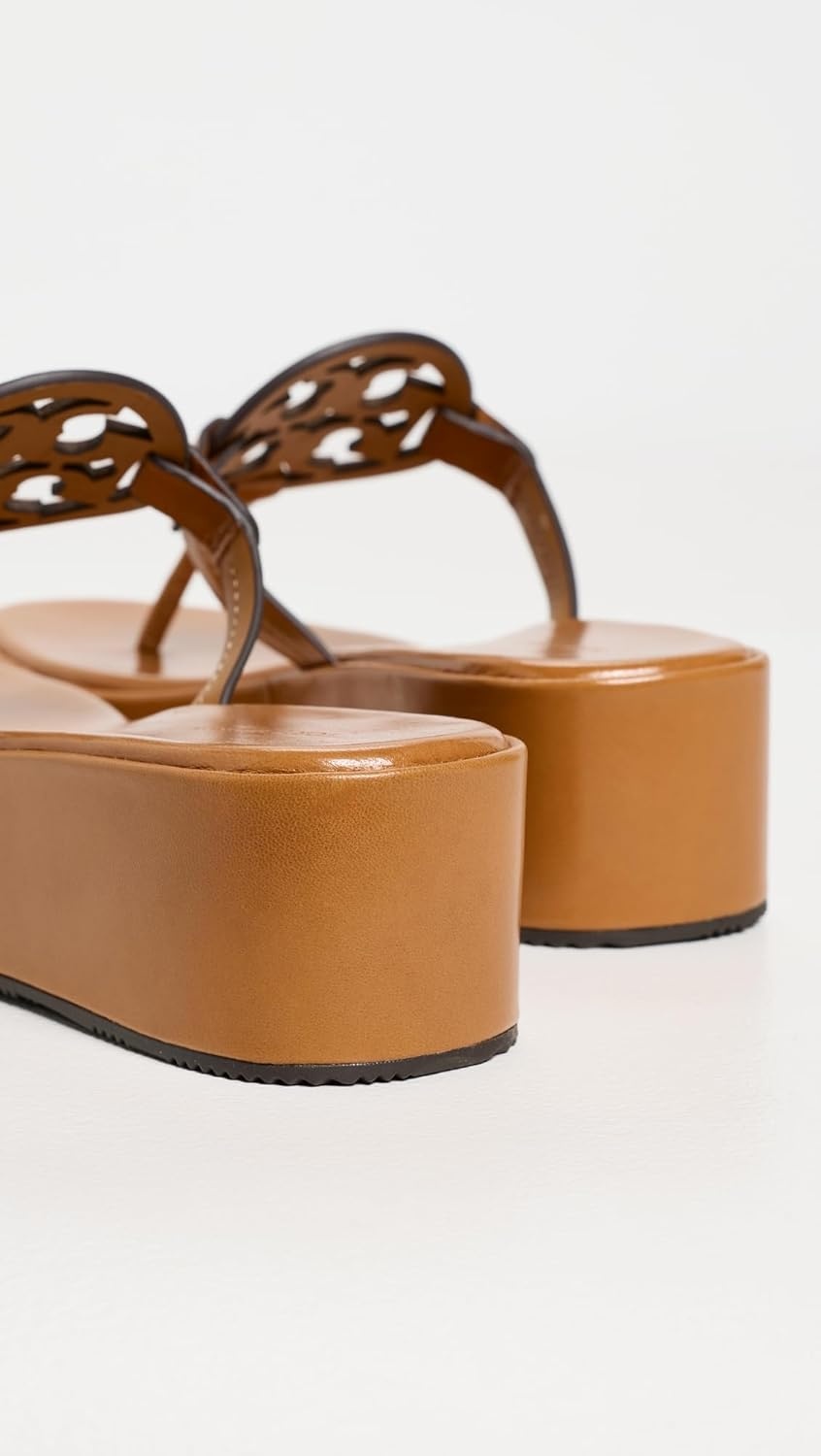 image:imageTory Burch Womens Miller Wedge SandalsWalnut