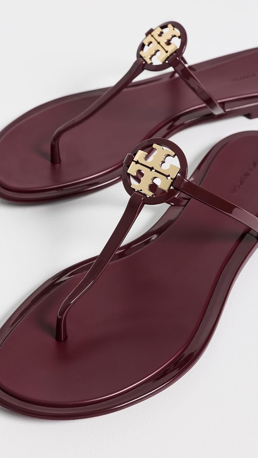 image:imageTory Burch Womens Mini Miller Flip FlopsDried Currant