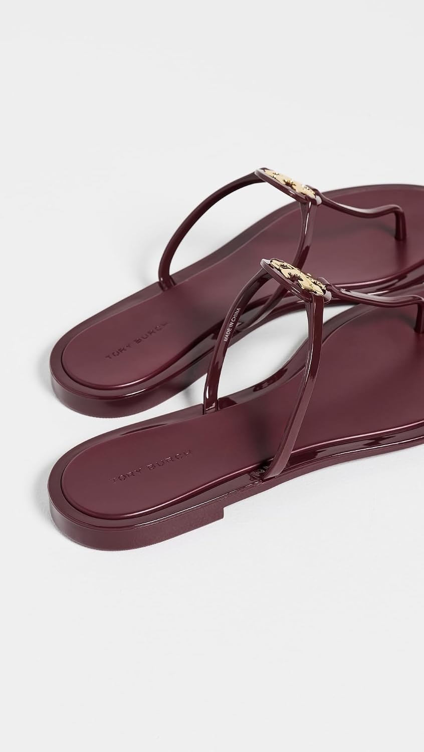 image:imageTory Burch Womens Mini Miller Flip FlopsDried Currant