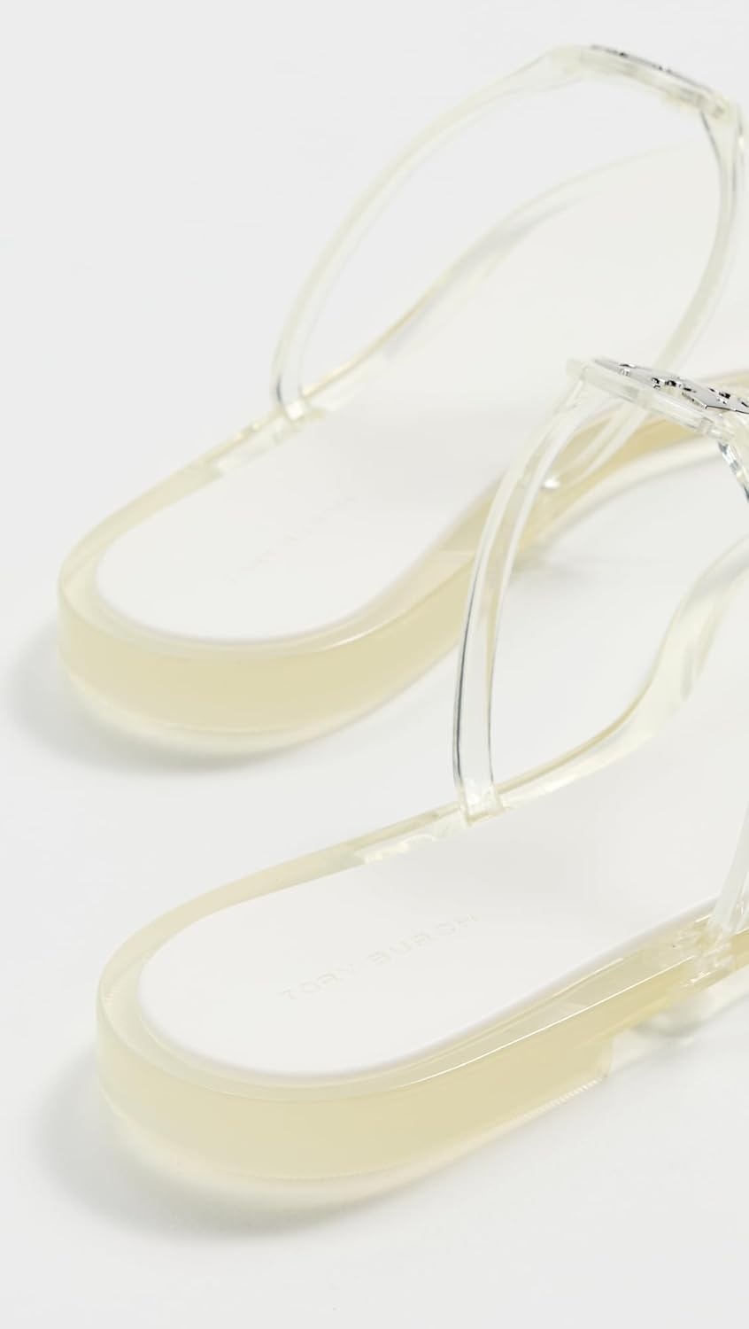 image:imageTory Burch Womens Mini Miller Jelly SandalsClear Silver