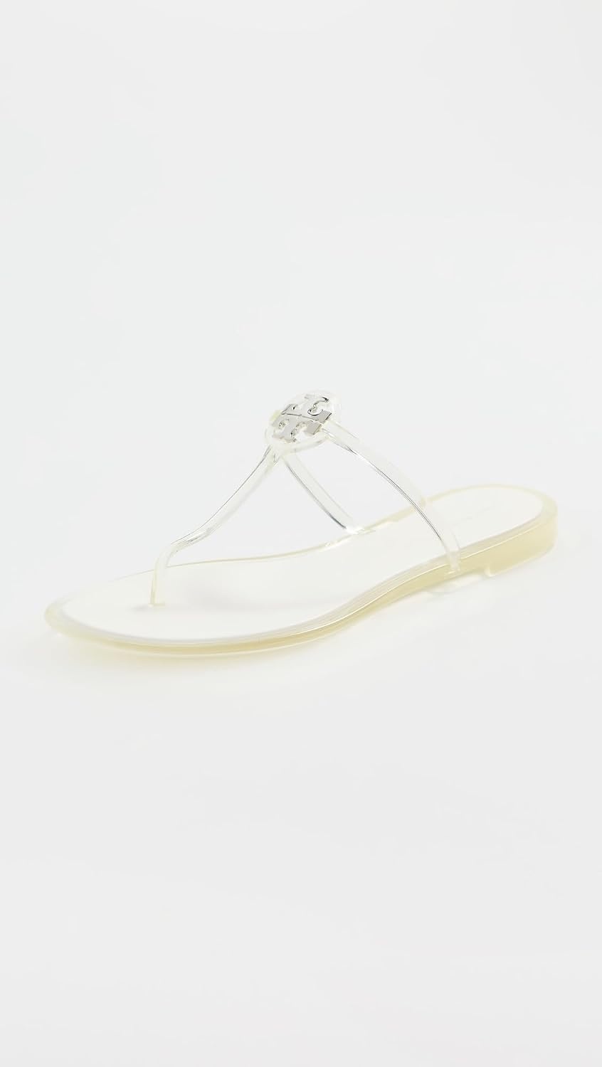image:imageTory Burch Womens Mini Miller Jelly SandalsClear Silver