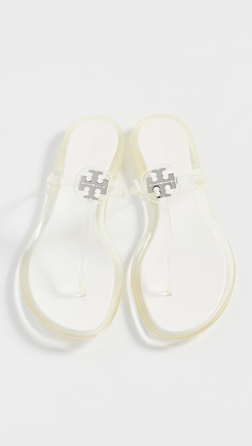 image:imageTory Burch Womens Mini Miller Jelly SandalsClear Silver