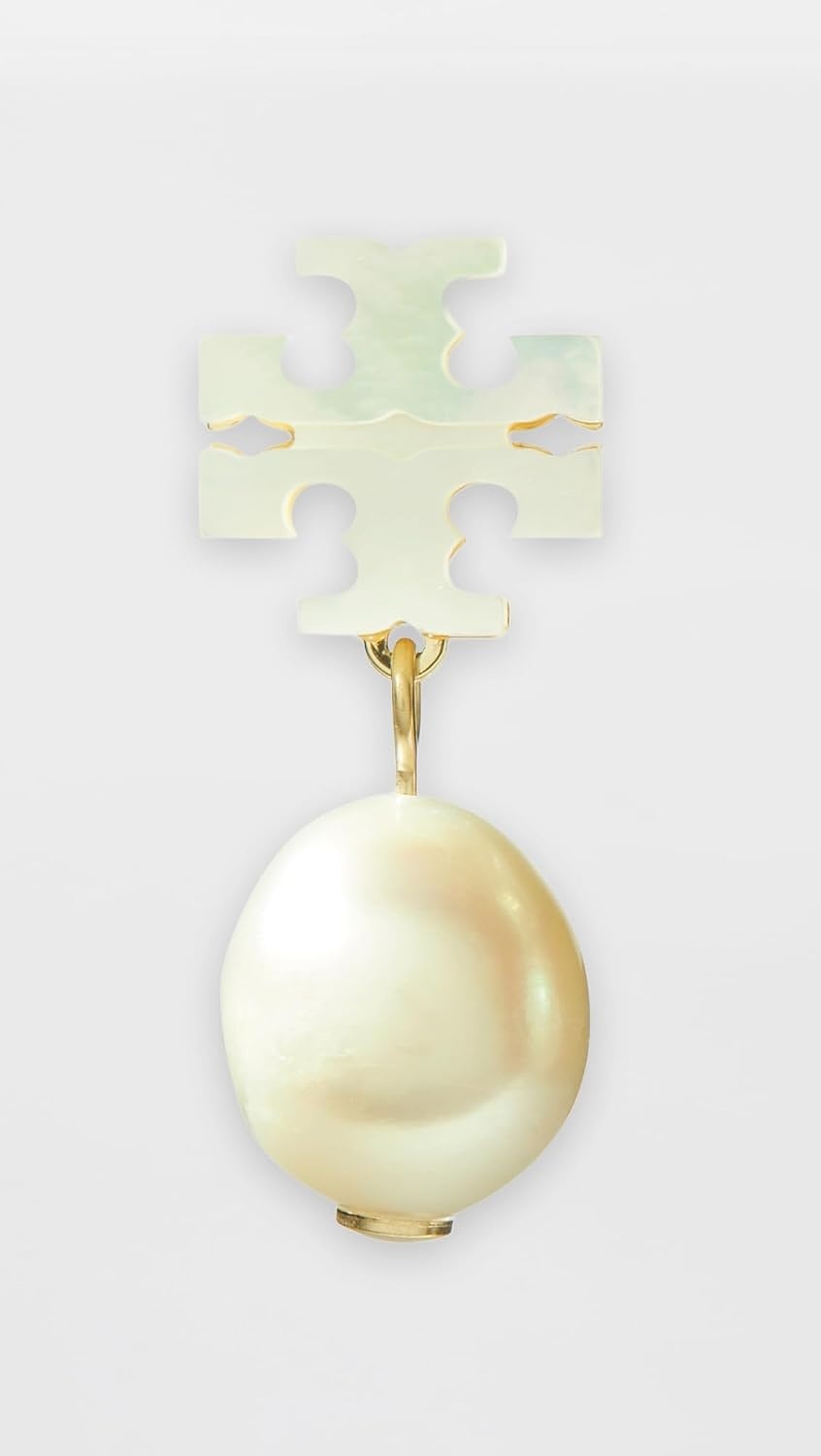 image:imageTory Burch Womens Moondance Mother of Pearl Drop EarringsTory Gold Mother of Pearl