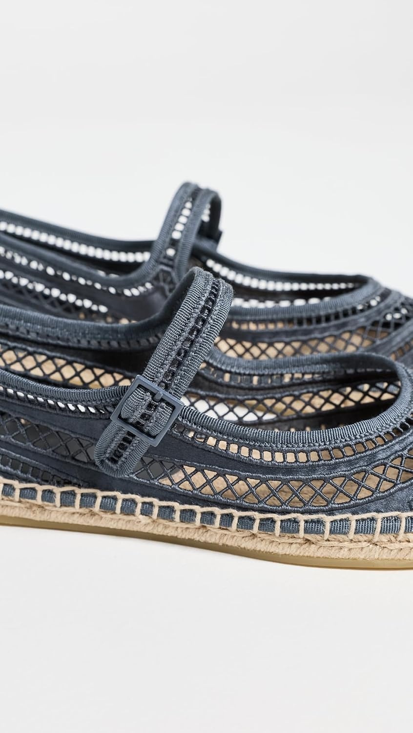 image:imageTory Burch Womens Open Weave Mary Jane EspadrillesBluestone