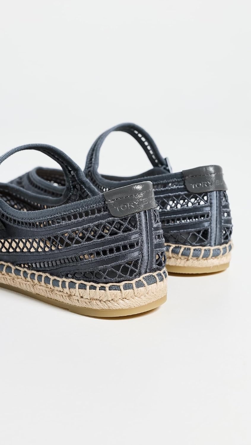 image:imageTory Burch Womens Open Weave Mary Jane EspadrillesBluestone