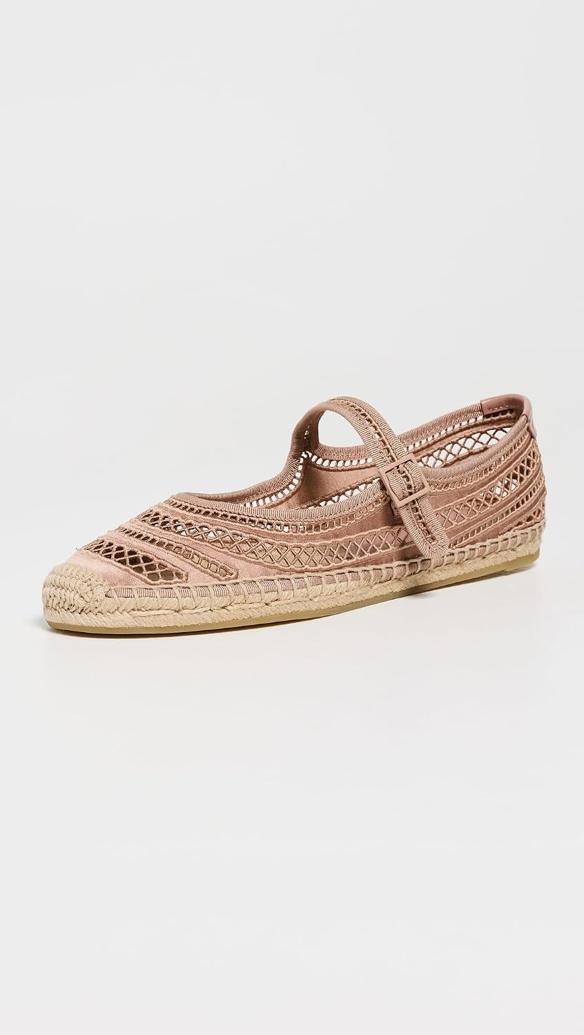 image:imageTory Burch Womens Open Weave Mary Jane EspadrillesVintage Mauve