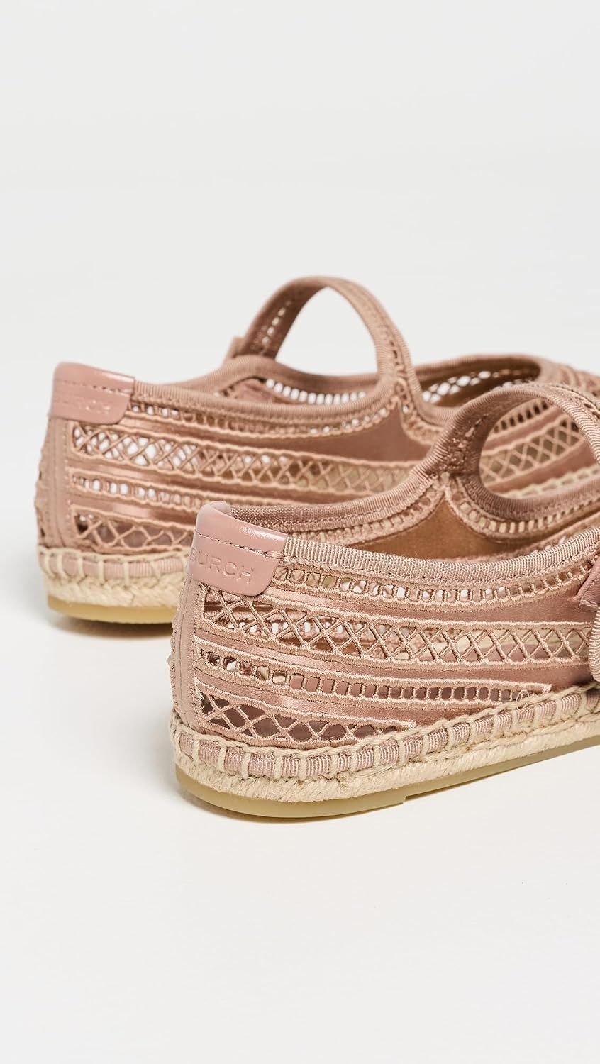 image:imageTory Burch Womens Open Weave Mary Jane EspadrillesVintage Mauve