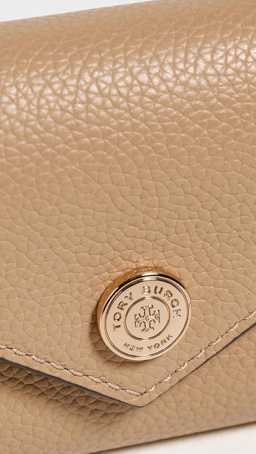 image:imageTory Burch Womens Pebble Envelope Small Wallet Biscotti One SizeBiscotti