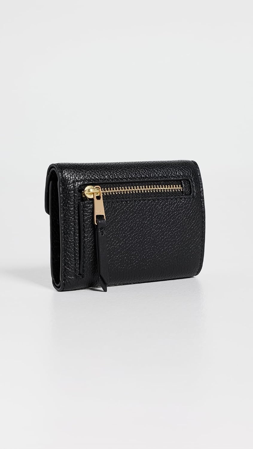 image:imageTory Burch Womens Pebble Envelope Small Wallet Biscotti One SizeBlack