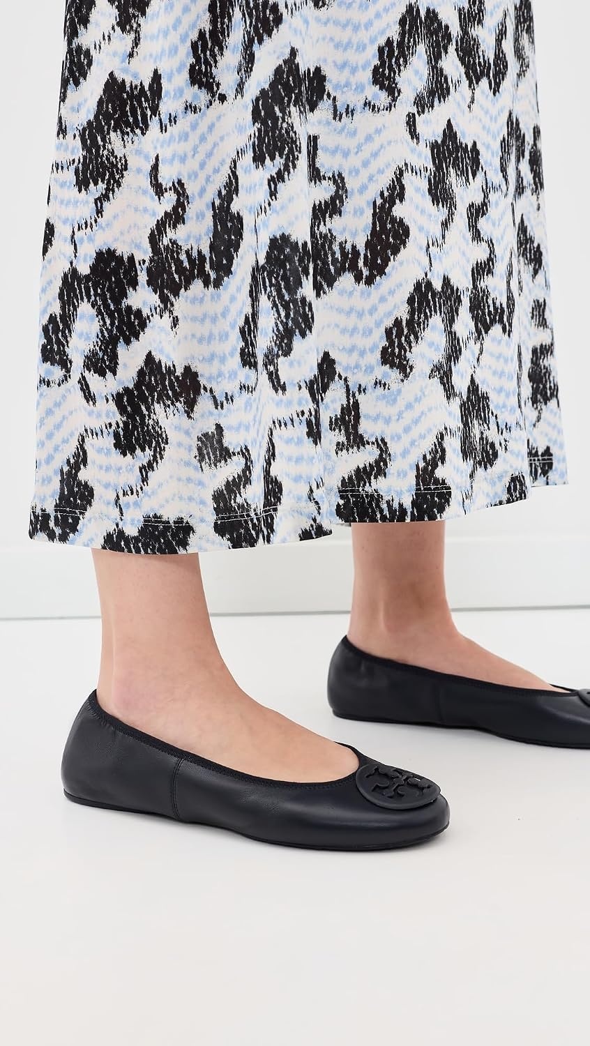 image:imageTory Burch Womens Reva Travel Ballet FlatsNew Navy