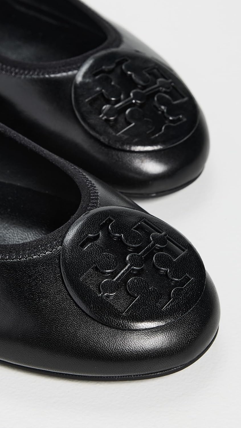 image:imageTory Burch Womens Reva Travel Ballet FlatsPerfect BlackPerfect Black