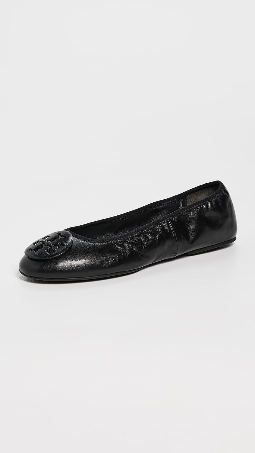 image:imageTory Burch Womens Reva Travel Ballet FlatsPerfect BlackPerfect Black