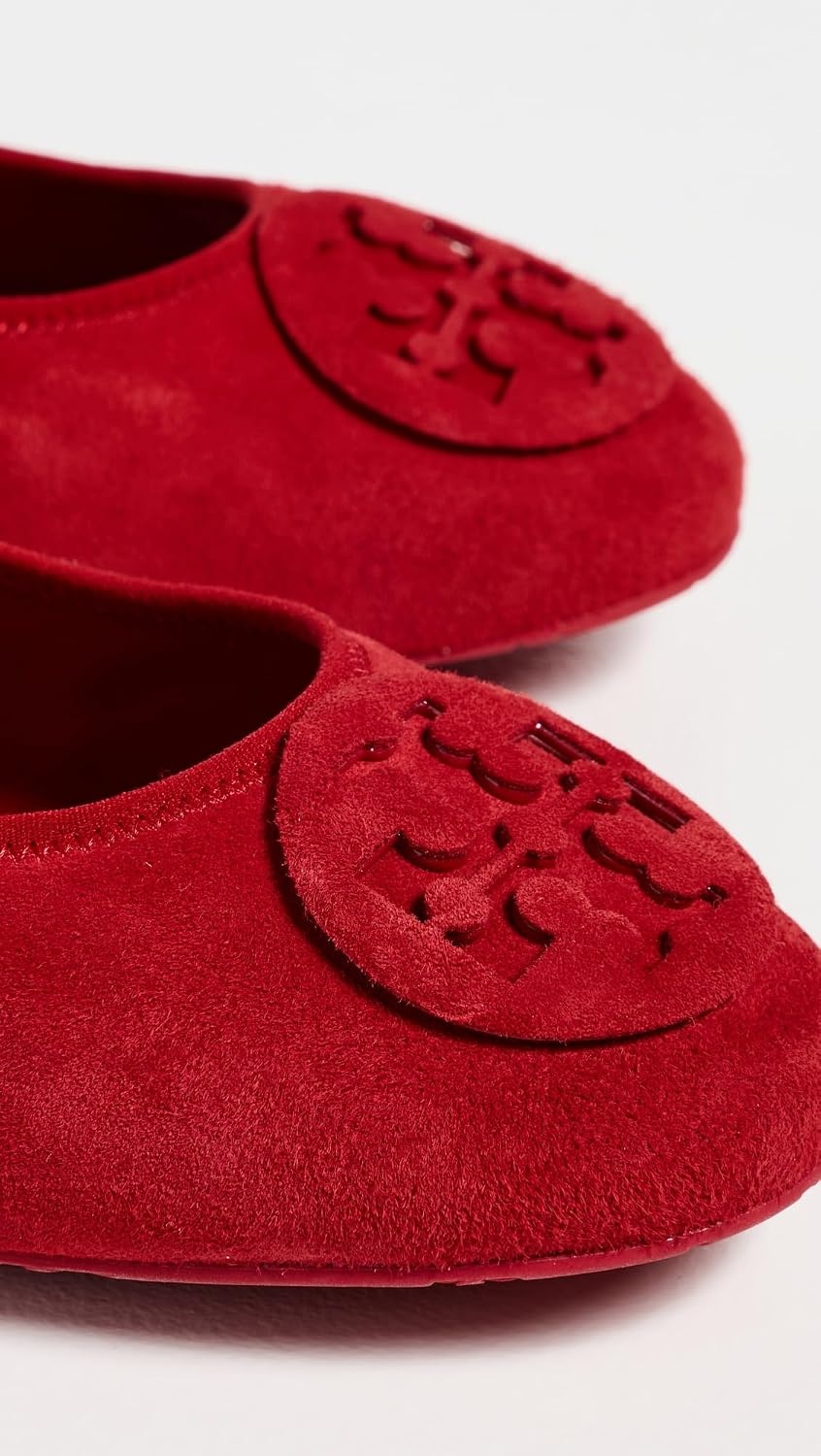 image:imageTory Burch Womens Reva Travel Ballet FlatsToucan Red