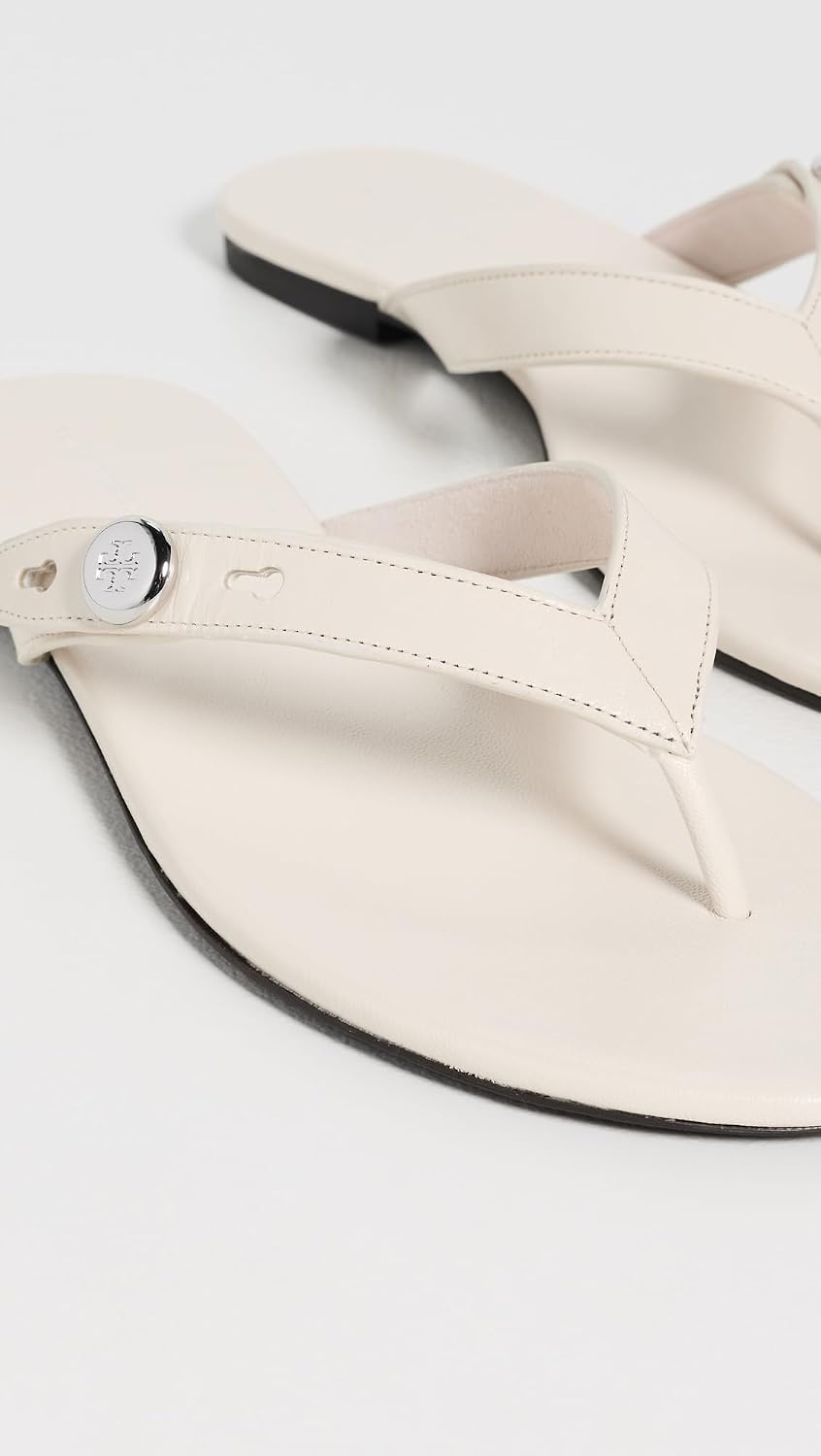 image:imageTory Burch Womens Romy Flip FlopsLight Cream