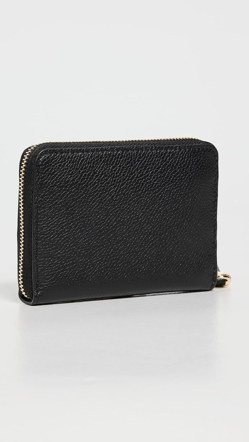image:imageTory Burch Womens Romy Medium Zip Around WalletBlack