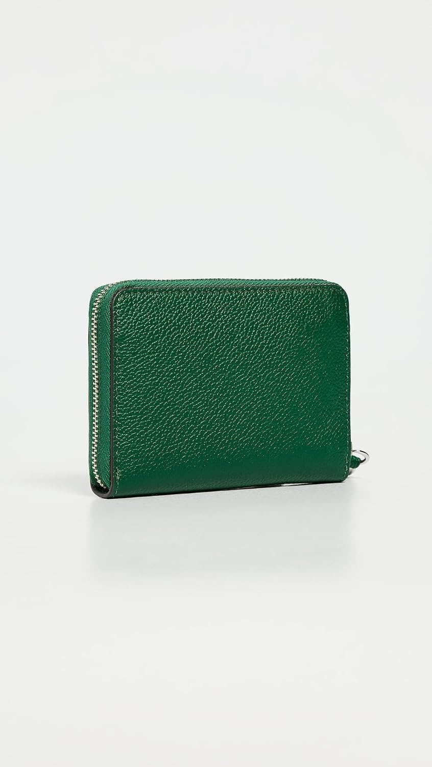 image:imageTory Burch Womens Romy Medium Zip Around WalletDark Kale