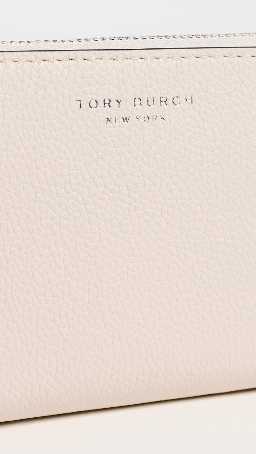 image:imageTory Burch Womens Romy Medium Zip Around WalletLight Cream