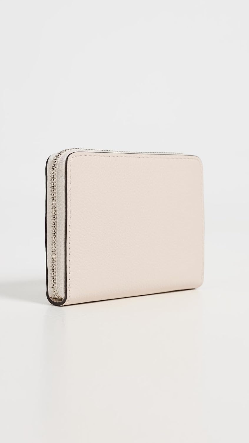 image:imageTory Burch Womens Romy Medium Zip Around WalletLight Cream