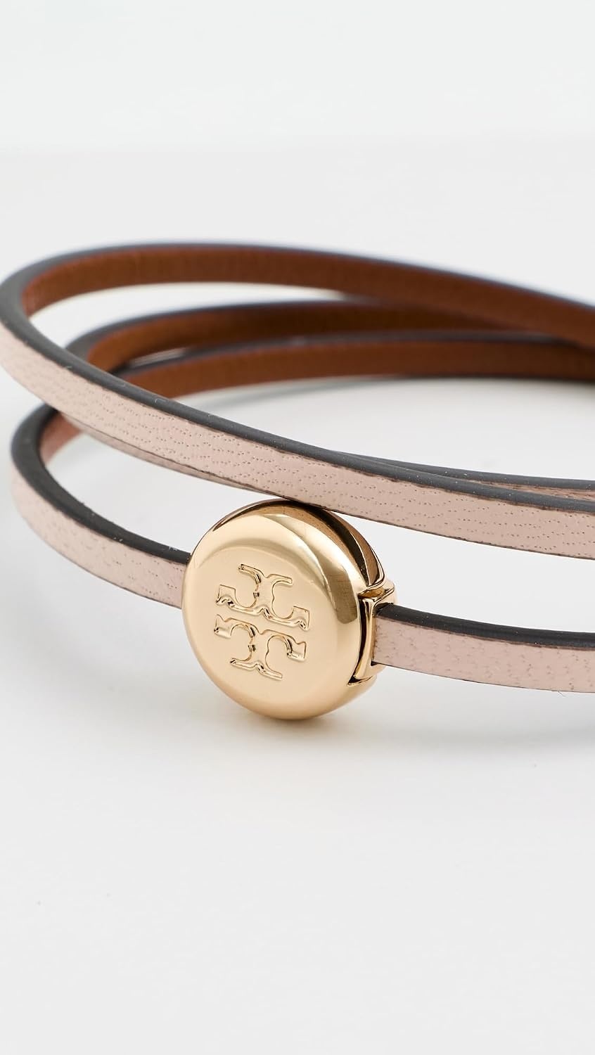 image:imageTory Burch Womens Romy MultiStand BraceletLight BrassPookie Pink
