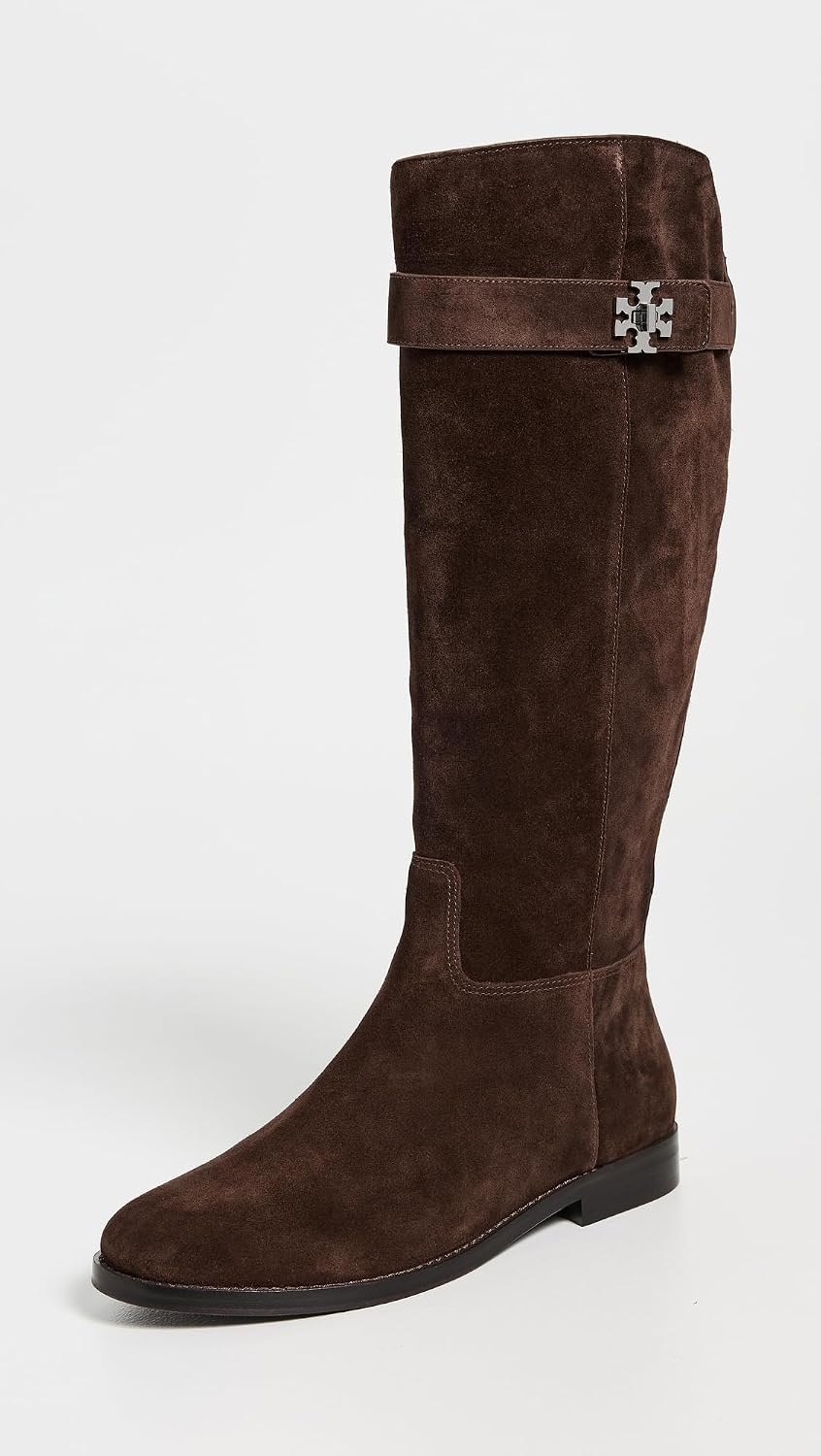 image:imageTory Burch Womens T Lock Riding BootsDark Cocoa