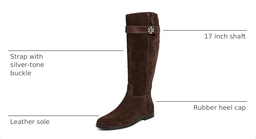 image:imageTory Burch Womens T Lock Riding BootsDark Cocoa